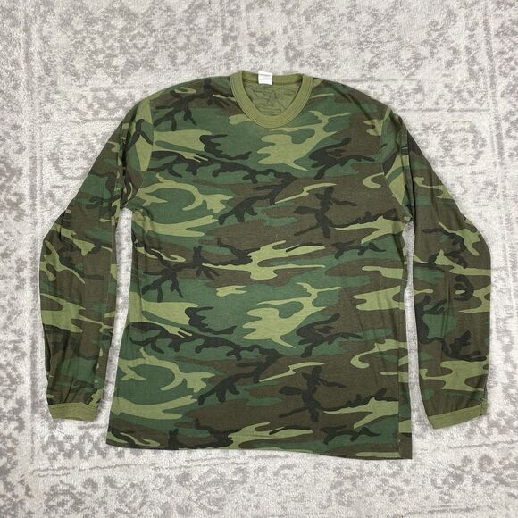 VTG Crafted w/ Pride Shirt in America Single Stitch Casual Camouflage Size XL - Picture 1 of 6